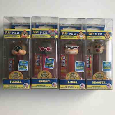 Funko Pop! Pez - FLEEGLE / SNORKY / BINGO / DROOPER - Banana Splits