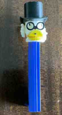 Vintage Disney PEZ Scrooge McDuck No Feet 3.845.882 Made in USA, Blue Stem