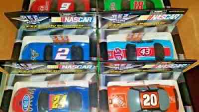 NASCAR Race Car Pez Candy Dispenser Lot of 6 Collection Pull and Go Action NIB