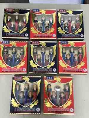 Pez Presidents of the United States Series Volumes 1 to 8 NEW