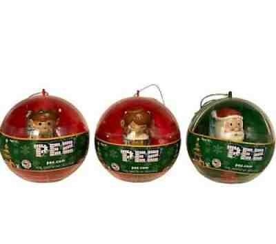 Details about   Lot of 2 PEZ Mini Christmas Ball Ornaments SANTA ELF New & Sealed 