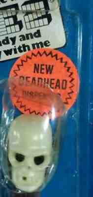 ð???Vtg. 1972 SKULL DEADHEAD PEZ Dispenser ??STILL IN PACKAGE ?NO FEET  ð ¦ð ¹AUSTRIA