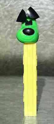 Yellow & Green Yappy Dog PEZ Dispenser No Feet!