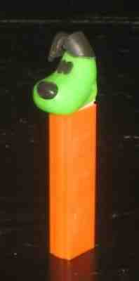 Orange & Green Yappy Dog PEZ No Feet