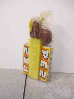 PEZ BULLWINKLE 1960s Jay Ward MIP cartoon character cello package candy pack