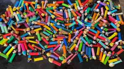 HUGE 225 Piece Lot of PEZ Dispensers VTG 90s Star Wars Disney Garfield Batman