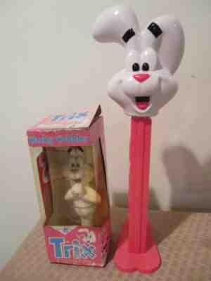 General Mills Trix Rabbit 12" Tall Giant Pez Dispenser & Funko Wacky Wobbler