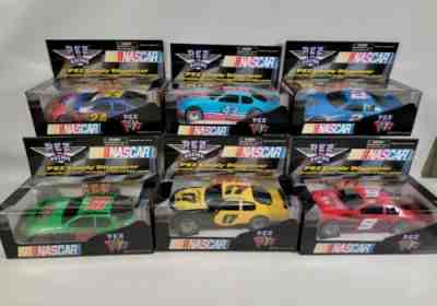 CASE FRESH 6 PEZ Candy Dispensers Nascar Racing Cars NEW PETTY GORDON WALLACE ð?