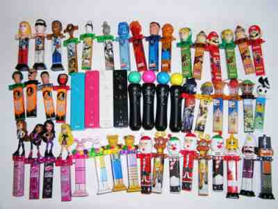 51 KLIK Candy Dispensers Lot -Nintendo Bratz Transformers Wii PS3 Marvel Holiday