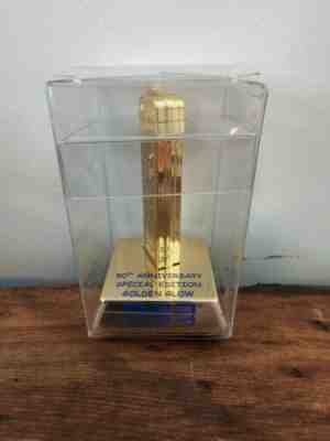 PEZ 50th Anniversary Special Edition Gold Glow 2002 Candy Dispenser