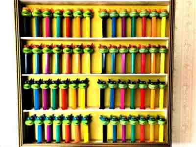 Huge PEZ Dispenser Collection of 56 Teenage Mutant Ninja Turtles TMNT * L@@K *