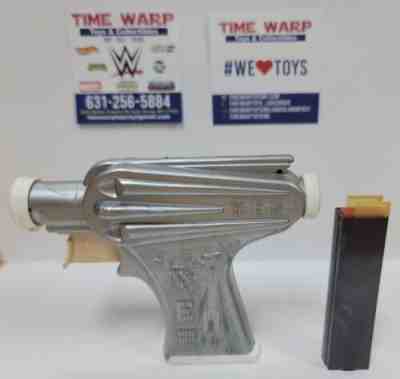 Very RARE 1950's Original PEZ Space Gun (Silver) 100% COMPLETE NICE! WORKS!