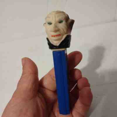 vintage 1970's vampire eerie specters pez dispenser no feet soft head