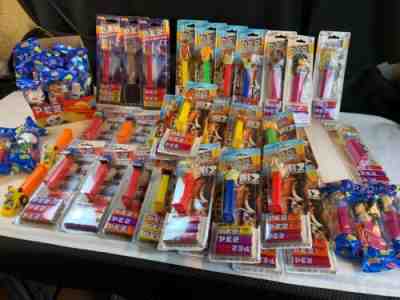 Lot of PEZ Candy Dispensers ~ Ice Age, Bratz, Cars, Kung Fu Panda, ET