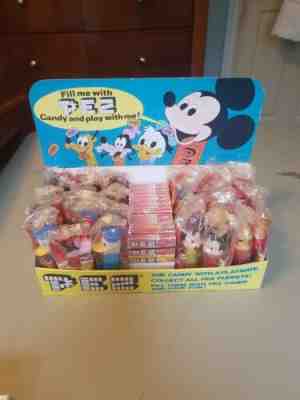 Full Disney store display! pez no feet vintage 24 cello 12 candy packs!!!