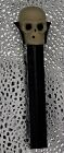 Pez Vintage Skull Dispenser-3.8 USA BLACK Stem