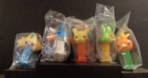 Pez - Japanese Pokemon 1 Mini Pez Dispensers Set of 5 2004 MIP with Cards