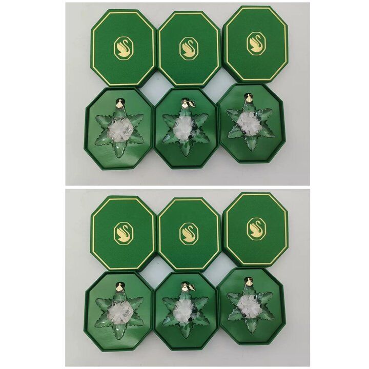 6X Snow Crystal 2024 Edition Large Christmas ornament 5661079 NEW