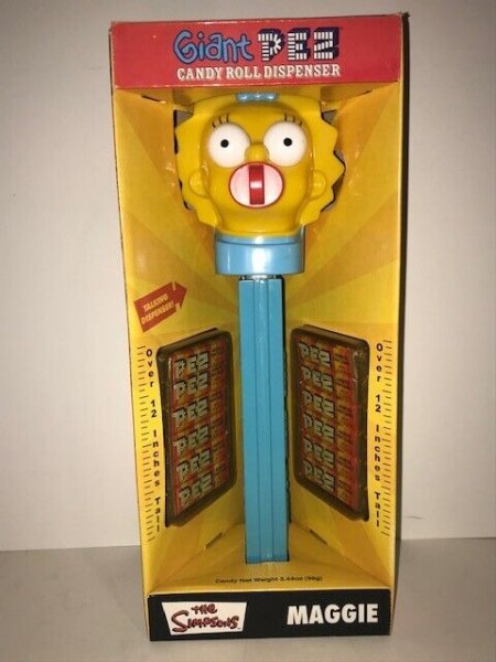 Rare And Collectible Pez Dispensers : Maggie Simpsons Value Guide