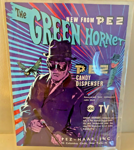 ctom        GREEN  HORNET- Pez--  circa 1960- ABC_TV sponsor Salesman Flyer-rare