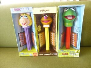 LOT OF (3) MUPPETS GIANT PEZ DISPENSER MIB