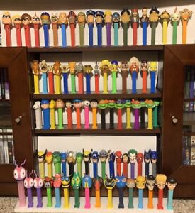 HUGE Lot~Pez Dispensers Other Incl Pens, Keychains, Petz~90s Vintage~Some Rare