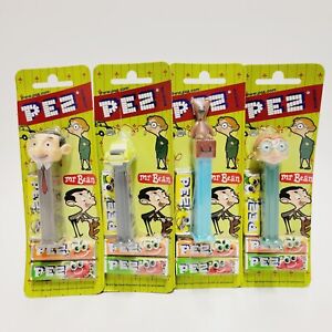 Mr Bean Pez Dispenser Complete Set of 4 Irma Teddy Car Vtg Candy Toy 2002