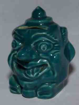 1930's Coors Beer Ceramic Clown Coin Bank - Empire Savings - Denver, Colorado