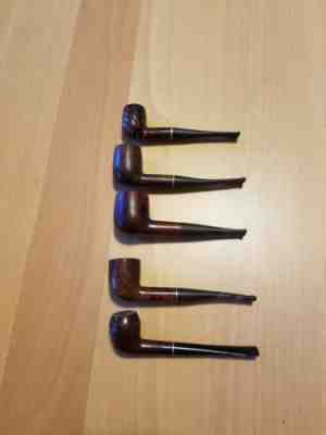 Vintage Smoking Pipes Lot of 5 Briar Fleetwood Dr Grabow Kleenest Savoy