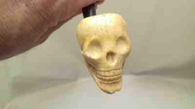 VINTAGE SKULL  SMOKING PIPE DMD SCOTLAND