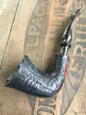 Vintage Antique Alpha Freehand Israel Estate Pipe Unusual Form Good Condition