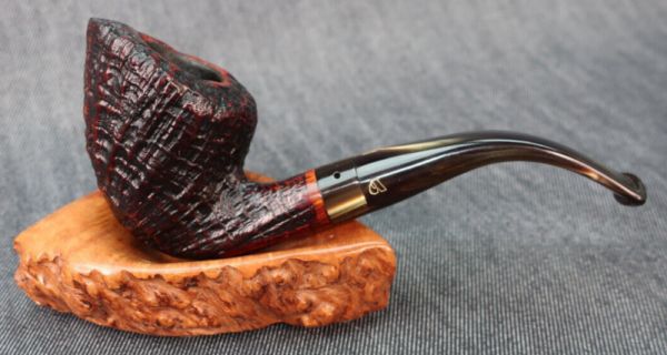 ALPHA Hand Made diaLite Freehand Rustic Estate Tobacco Pipe ~ RARE Israeli Briar