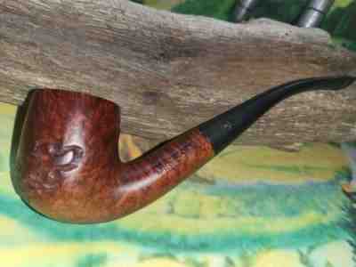 SIGNED FRANK MEDICO IMPORTED BRIAR WOODEN TOBACCO PIPE & BAKELITE VARCITY  STANDS