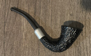 VTG Sandblast Rustic Estate Smoking Pipe WWS Scotland Black Tobacco