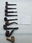 Vintage Mixed Lot of 9 Tobacco Estate Pipe Medico Briar Kleenest Old London Knob