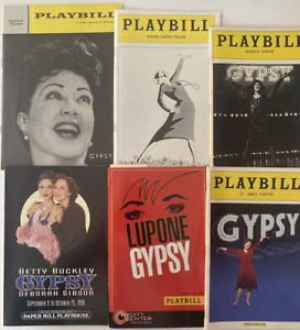 Sondheim Gypsy 6 Playbill lot/Collection