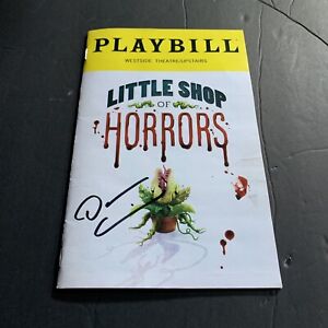 Darren Criss Signed Little Shop Of Horrors Off Broadway Playbill