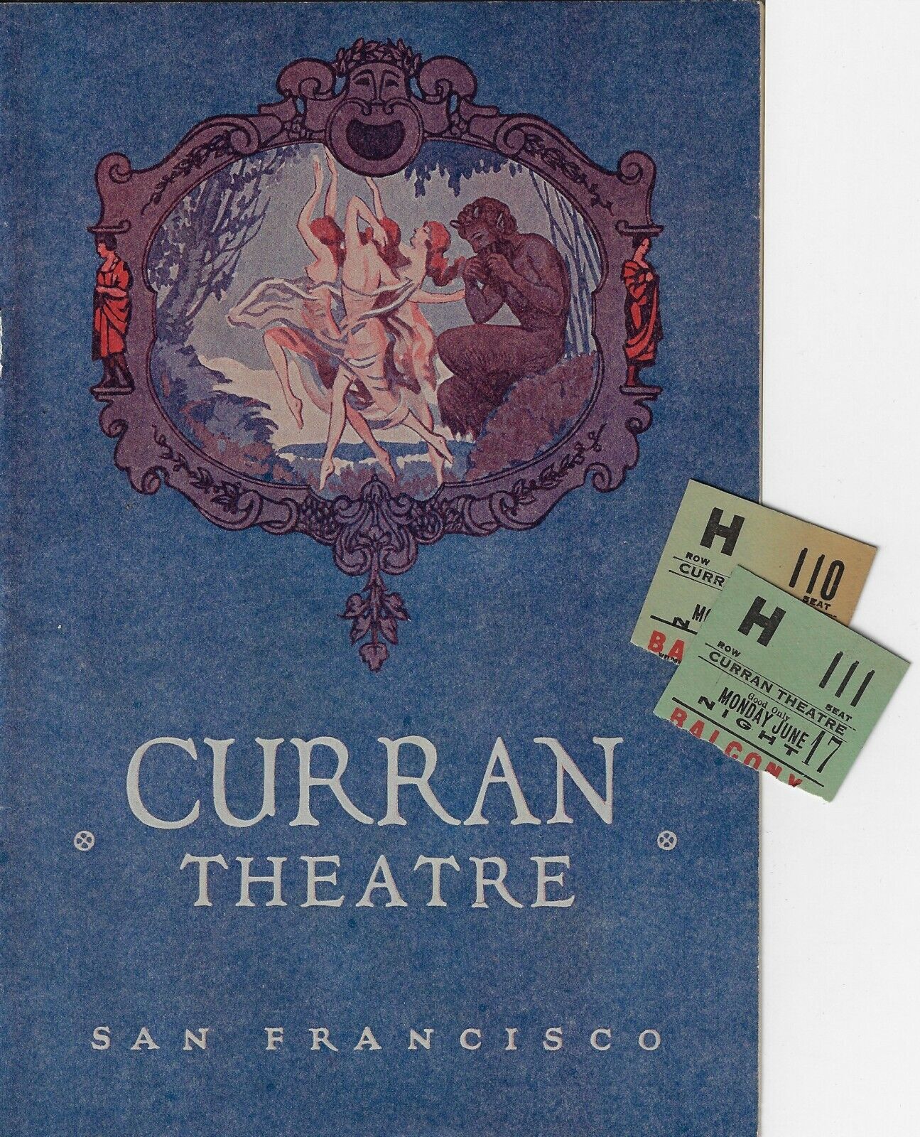 Helen Hayes "COQUETTE" George Abbott / Una Merkle 1929 San Francisco Program