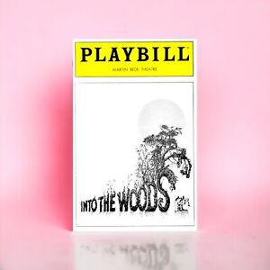 INTO THE WOODS BROADWAY CAST NYC 1988 STEPHEN SONDHEIM BARBARA BRYNE PLAYBILL.