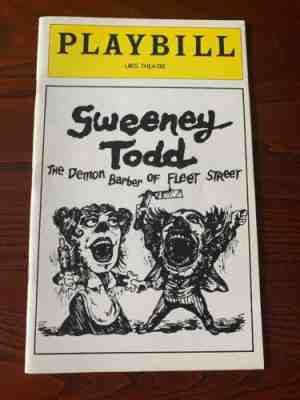 Opening Night Cast Signed Sweeney Todd Playbill