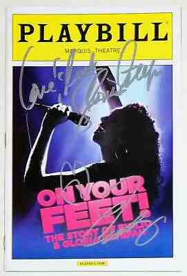 ON YOUR FEET Emilio Estefan & Gloria Estefan Signed Playbill SUPER RARE