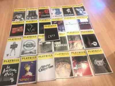 Nice Lot Of 24 Theatre Playbills Tampa Florida Some With Tix