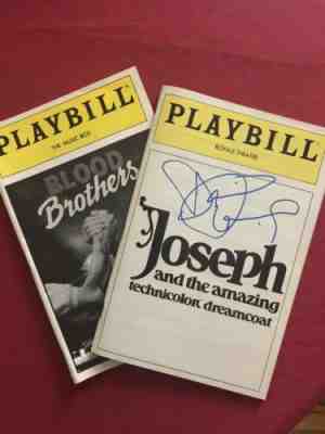 David Cassidy Signed Playbill 1983 Joseph & The Amazing Technicolor Dreamcoat