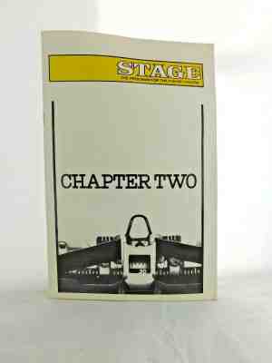 VINTAGE FISHER THEATER 1980 DETROIT CHAPTER TWO PLAYBILL