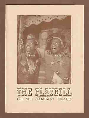 Bill "Bojangles" Robinson "MEMPHIS BOUND" Avon Long 1945 Broadway FLOP Playbill 