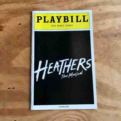 heathers the musical playbill