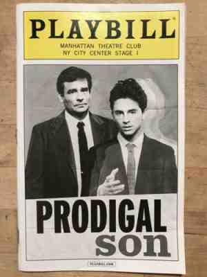 PRODIGAL SON Jan 2016 City Center Playbill TIMOTHEE CHALAMET Robert Sean Leonard