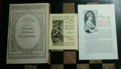 1906 Jan Playbill - Peter Pan @ Empire Theater, Maude Adams first US run ex cond