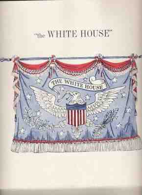 "The White House"  Souvenir  Program  Broadway  1964  Helen Hayes, Fritz Weaver