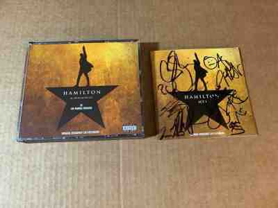 Hamilton Cast Autographed Soundtrack CD with Lin Manuel Miranda and More!